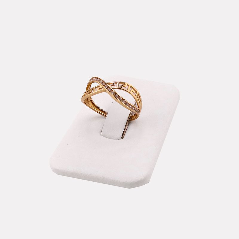 Anillo Griego Infinito C/p 14k 1.6g #7